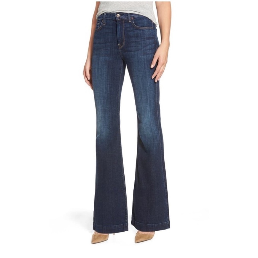 7 for All Mankind Dark Wash Flare Jeans